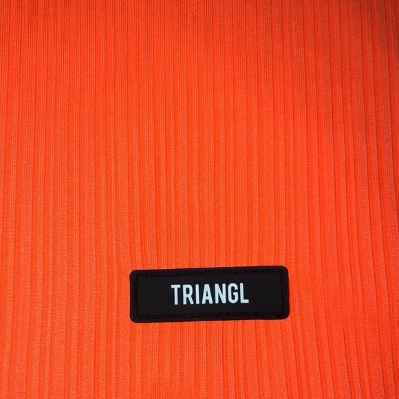 Stripe cheeky bottoms swimsuit set with bag. - Picture 7 of 8